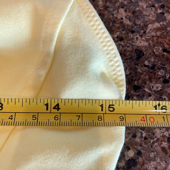 J.crew & New Balance Colab Workout Sports Bra Crop Top Yellow Size Small - Picture 8 of 9